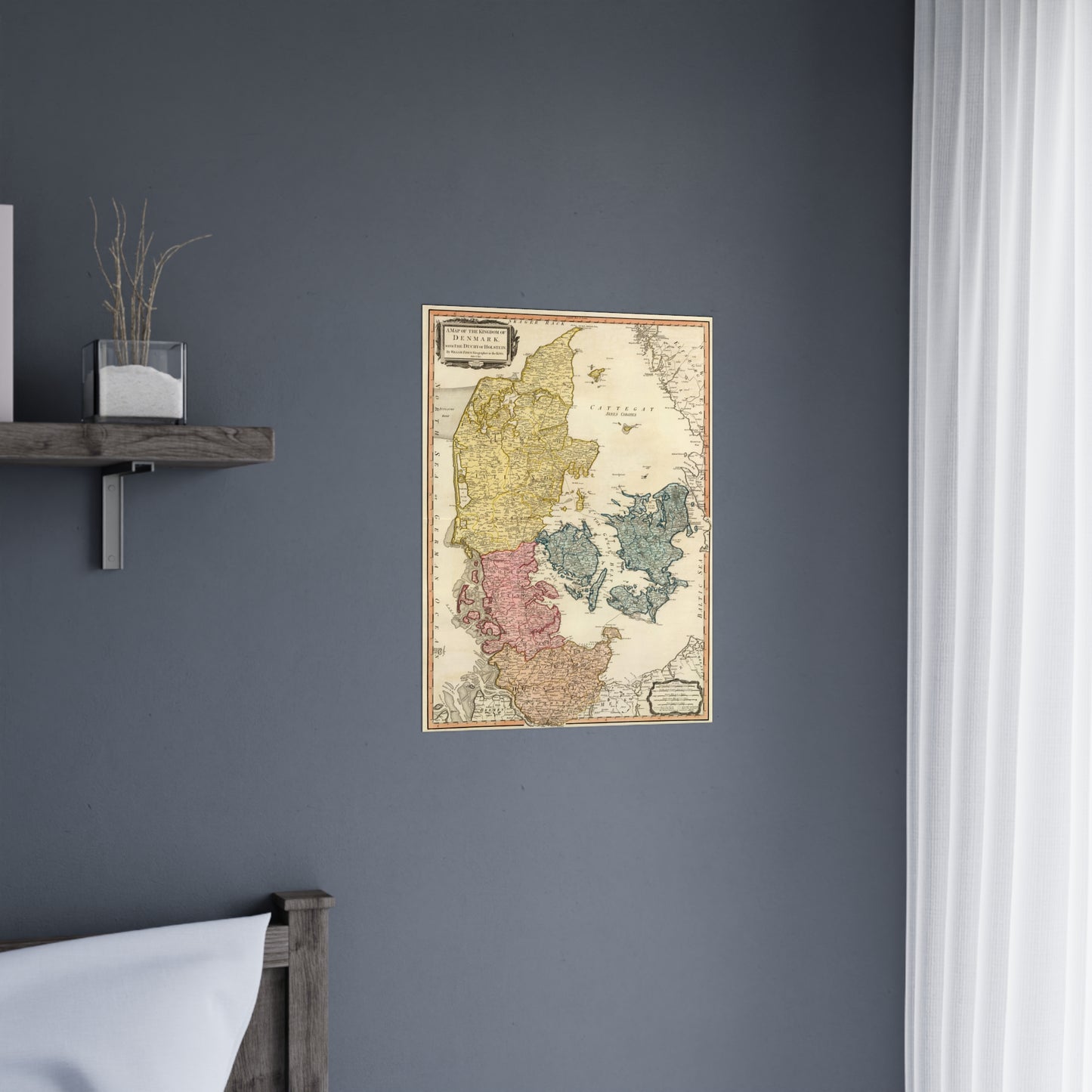 Denmark - 18th Century Map (Museum Paper Print)