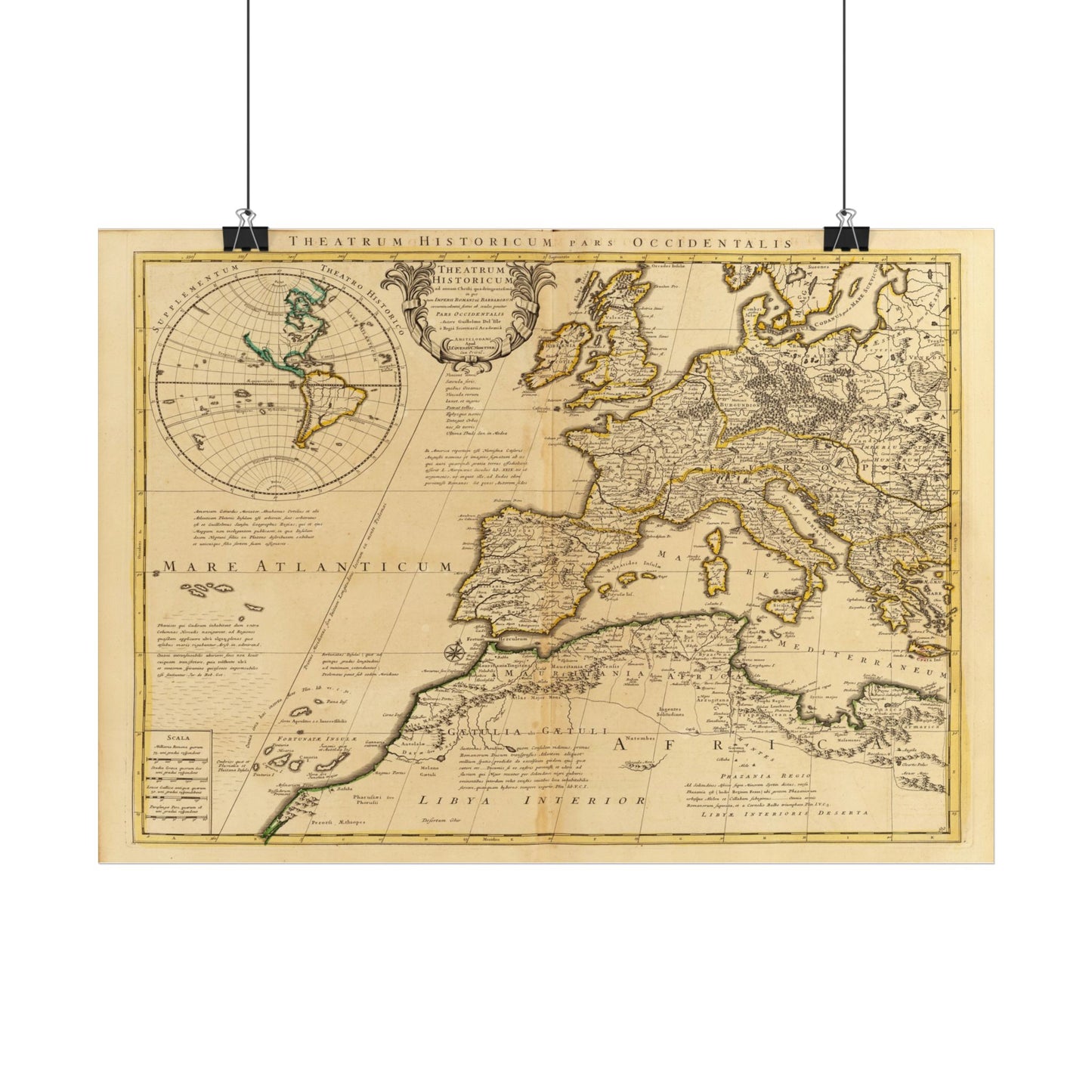 Antique Map of the Roman Empire (1742) — Covens & Mortier, Amsterdam