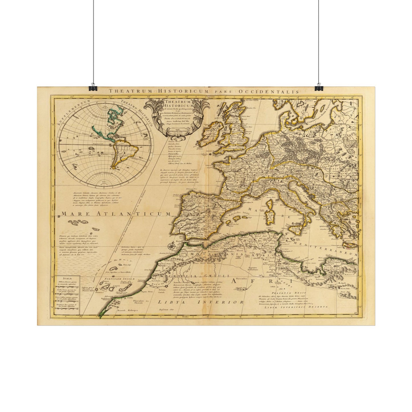 Antique Map of the Roman Empire (1742) — Covens & Mortier, Amsterdam